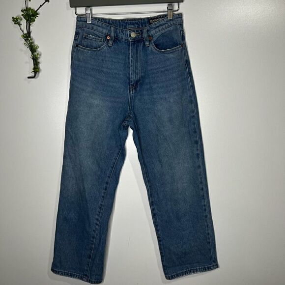 Blanknyc The Baxter Ribcage Straight Leg Jeans Blue Wash Size 28 - Picture 2 of 11